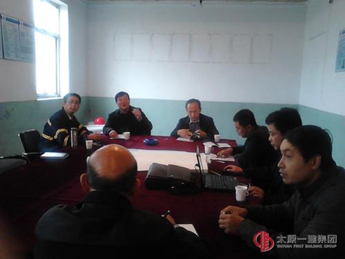 技術委員會對山西省襄汾縣人民醫院河西新院門診樓工程施組進行評審論證
